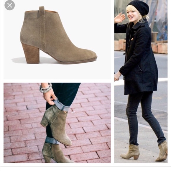 olive green ankle boots outfit